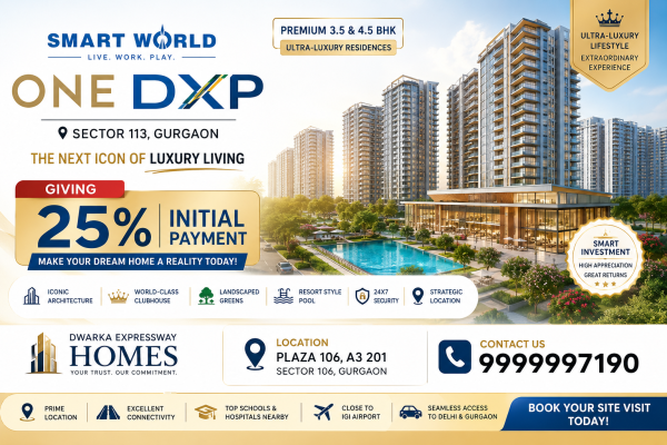 4 bhk flat for sale Smart World One Dxp 